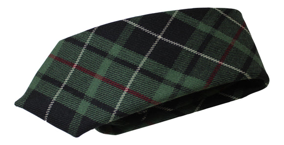 100% Wool Authentic Traditional Scottish Tartan Neck Tie - MacAulay Hunting Muted