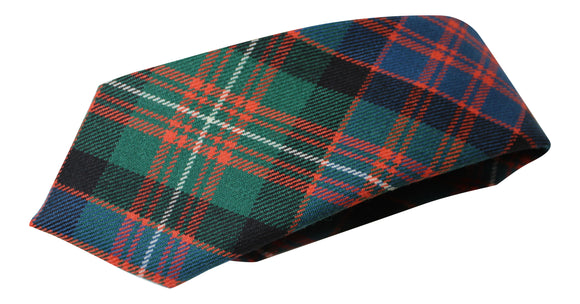 100% Wool Authentic Traditional Scottish Tartan Neck Tie - MacDonnell Of Glengarry Ancient