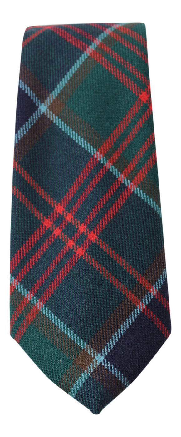 100% Wool Authentic Traditional Scottish Tartan Neck Tie - Stewart of Appin Hunting Modern
