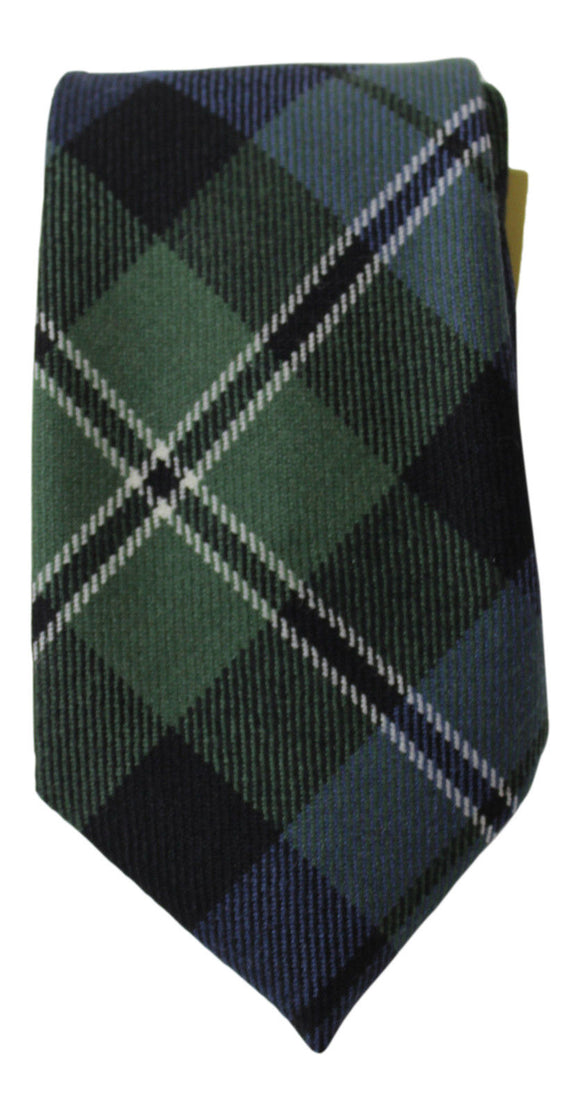 100% Wool Authentic Traditional Scottish Tartan Neck Tie - Melville Muted