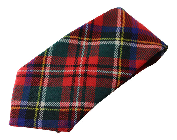 100% Wool Authentic Traditional Scottish Tartan Neck Tie - Prince CE Stuart