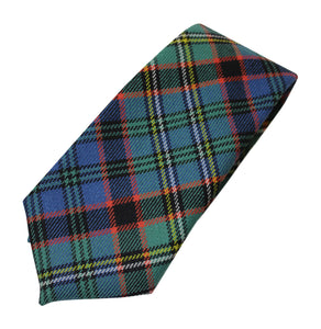 100% Wool Authentic Traditional Scottish Tartan Neck Tie - Nicolson McNicol Hunting Ancient