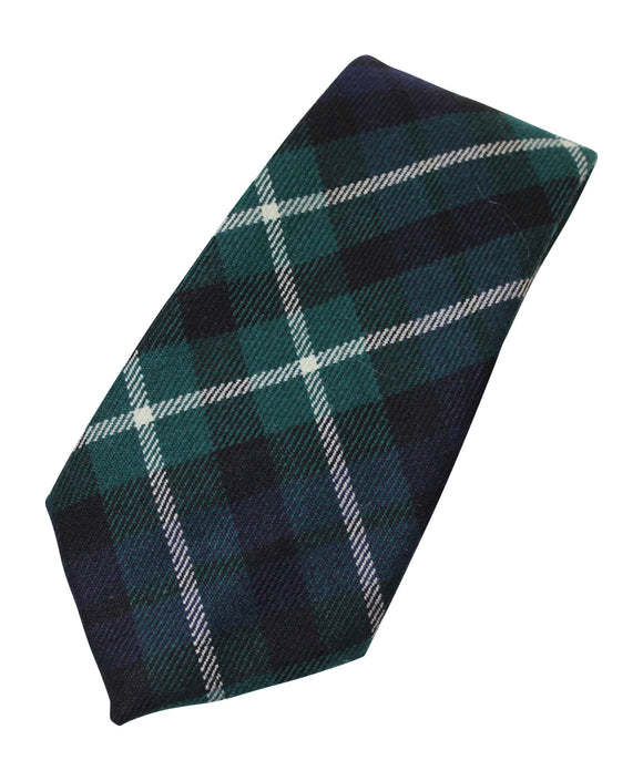 100% Wool Authentic Traditional Scottish Tartan Neck Tie - Graham Of Montrose Modern