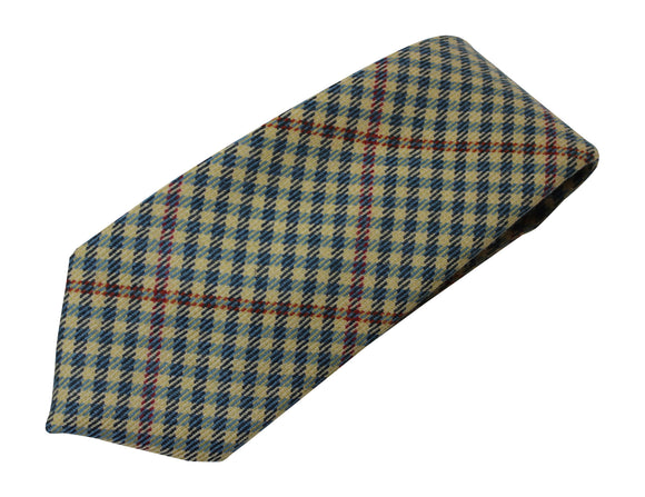100% Wool Authentic Traditional Scottish Tweed Neck Tie - Glen Morar