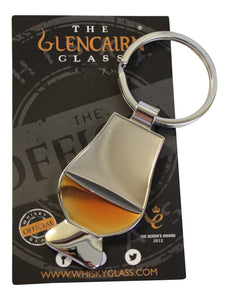 Official Glencairn Whisky Whiskey Glass Enamelled Keyring