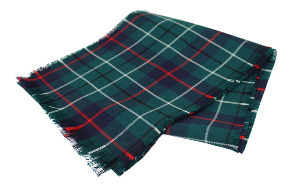 Traditional Scottish Tartan 100% Wool Plain Full Fringed Sash - Duncan Modern