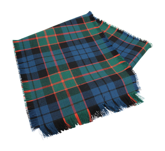 Traditional Scottish Tartan 100% Wool Plain Full Fringed Sash - Fletcher Ancient