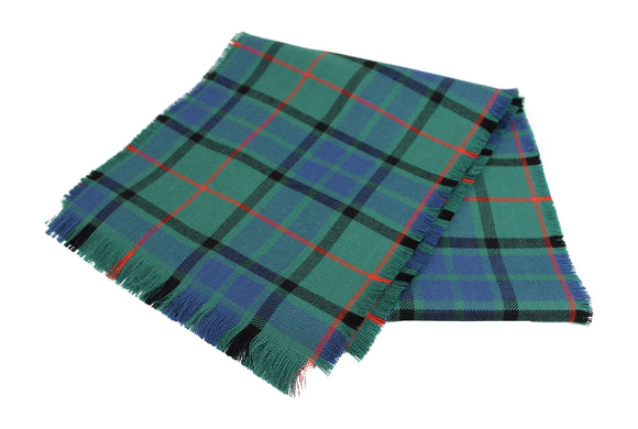 Traditional Scottish Tartan 100% Wool Plain Full Fringed Sash - Lauder Ancient