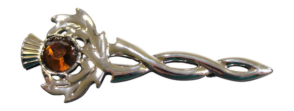 Walker Metalsmiths Thistle-Knot Kilt Pin