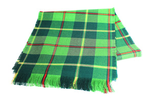 Traditional Scottish Tartan 100% Wool Plain Full Fringed Sash - Galloway Hunting Modern