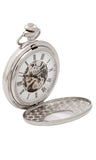 Plain Front 17 Jewel Full Hunter Pocket Watch PW51 - Perfect for Engraving