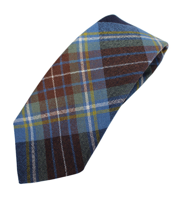 100% Wool Traditional Tartan Neck Tie - Holyrood Tartan