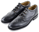 Thistle Executive Grained Leather Custom Grade Good Year Welted Ghillie Brogue