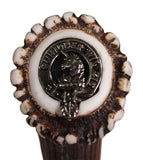My Heart is in the Highlands Resin Stag Horn Stewart Of Appin Clan Crest Sgian Dubh