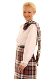 Scottish 100% Wool Tartan Ladies Mini Sash With Rosette Robertson Hunting Ancient