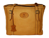 Wild Scottish Deerskin Designer Leather Authentic Large Grab Bag