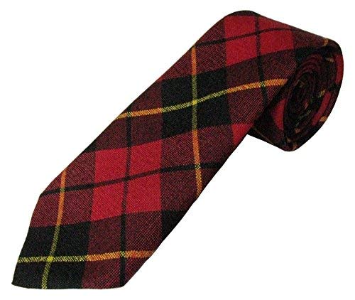 100% Wool Traditional Scottish Tartan Neck Tie - Wallace