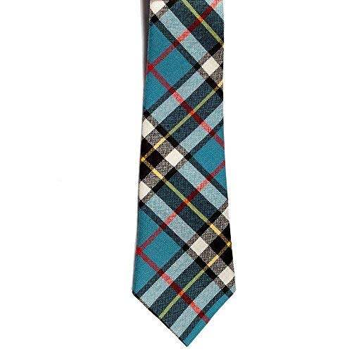 100% Wool Scottish Tartan Neck Tie - Blue Thomson