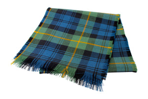 Traditional Scottish Tartan 100% Wool Plain Full Fringed Sash - Gordon Ancient