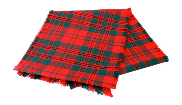 Traditional Scottish Tartan 100% Wool Plain Full Fringed Sash - Livingston Modern