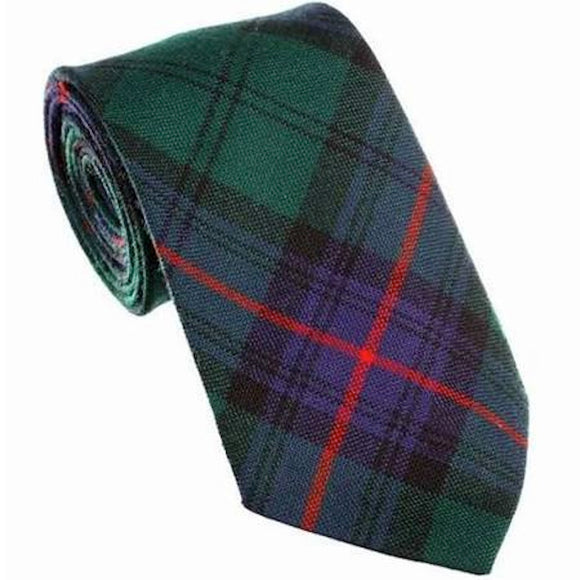 100% New Wool Traditional Scottish Tartan Neck Tie - Armstrong Modern