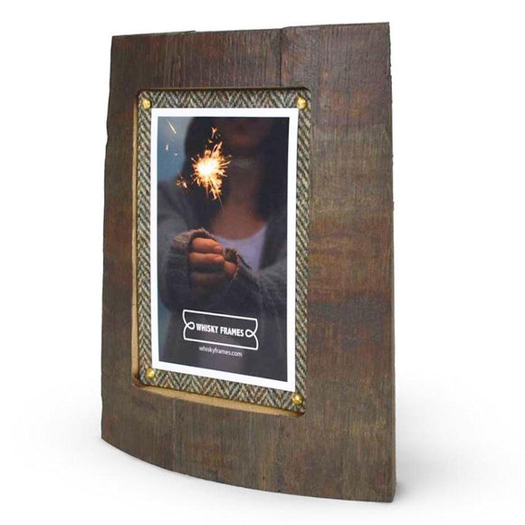 Whisky Whiskey Barrel 4 x 6 Chime Rustic Photo Picture Frame