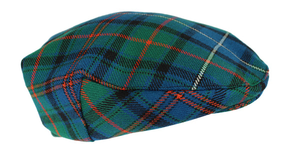 100% Regimental Heavy Weight Scottish Tartan Winter Wool Flat Cap - Westminster