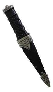 Stunning Glen Esk Celtic Knot Dress Pip Top Sgian Dubh Haggis Knife