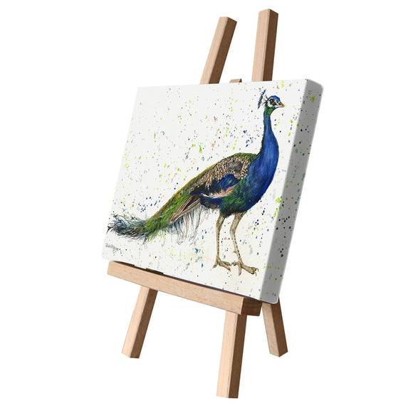 Bree Merryn Fine Art 'Peaky Blinder' Peacock Bird Farm Animal Canvas