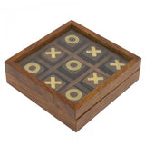 Nauticalia Naval-Style Wooden Noughts & Crosses Game Set