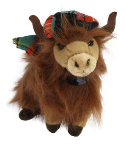 Ronnie Hek Caledonia Tartan Scottish Highland Heilan Cow Coo