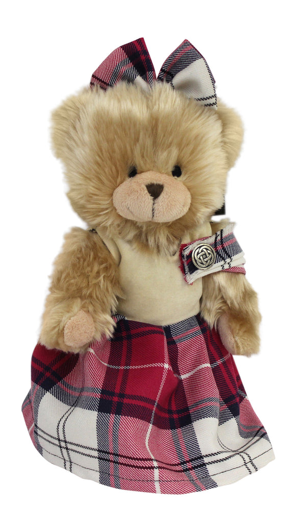 Ronnie Hek Pink Scottish Highland Country Dancing Bella Teddy Bear