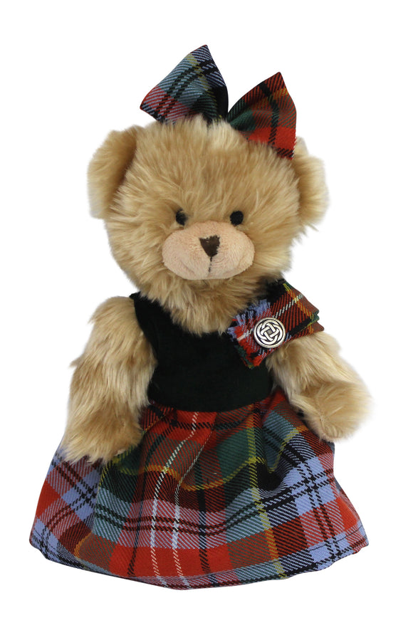 Ronnie Hek Caledonia Scottish Tartan Bella Teddy Bear