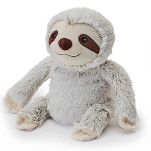 Plush 12" Brown Sloth Soft Lavendar Scented Microwavable Heatable Cuddly Teddy