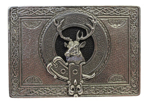 Gaelic Themes Celtic Highland Stag Buckle Detail Kilt Belt Buckle