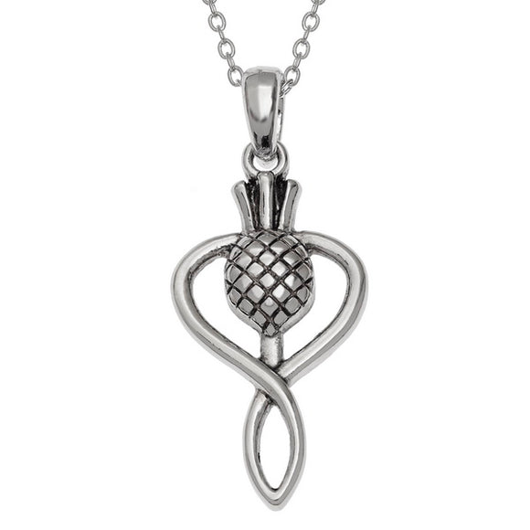 Tide Wish Jewellery Celtic Scottish Thistle Necklace Pendant