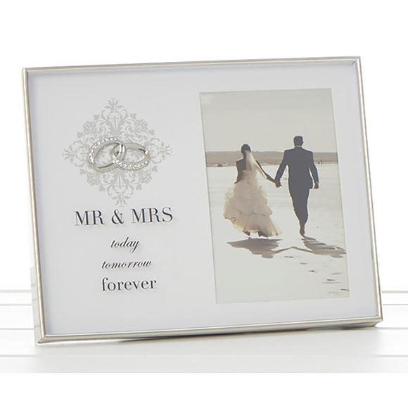 Joe Davies Mr & Mrs Forever Wedding Today Tomorrow Forever Ring Photo Picture Frame