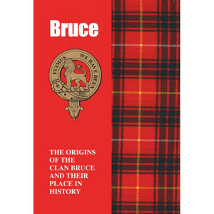 Lang Syne Products Scottish Clan Crest Tartan Information History Fact Book - Bruce