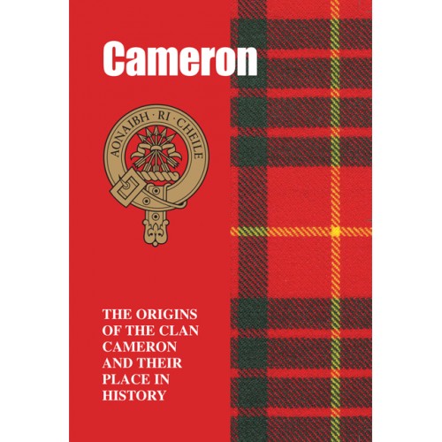 Lang Syne Products Scottish Clan Crest Tartan Information History Fact Book - Cameron
