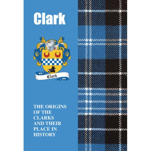 Lang Syne Products Scottish Clan Crest Tartan Information History Fact Book - Clark