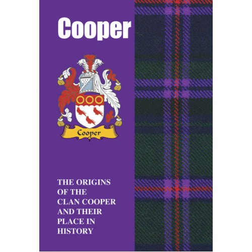 Lang Syne Products Scottish Clan Crest Tartan Information History Fact Book - Cooper