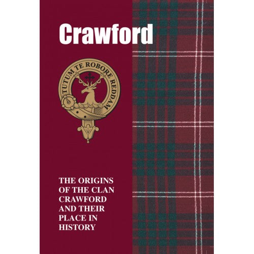 Lang Syne Products Scottish Clan Crest Tartan Information History Fact Book - Crawford