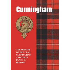 Lang Syne Products Scottish Clan Crest Tartan Information History Fact Book - Cunningham