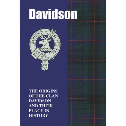 Lang Syne Products Scottish Clan Crest Tartan Information History Fact Book - Davidson