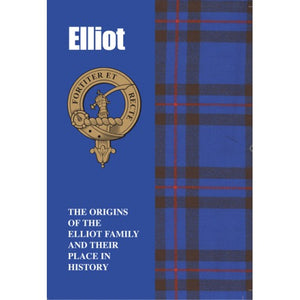 Lang Syne Products Scottish Clan Crest Tartan Information History Fact Book - Elliot