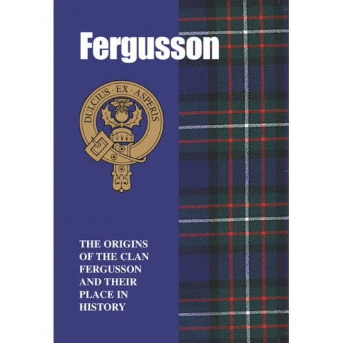 Lang Syne Products Scottish Clan Crest Tartan Information History Fact Book - Ferguson