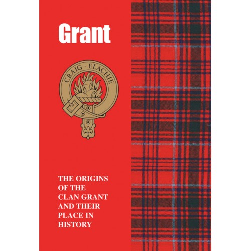 Lang Syne Products Scottish Clan Crest Tartan Information History Fact Book - Grant