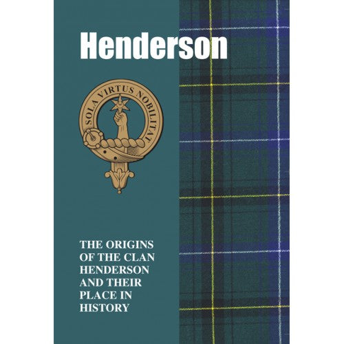 Lang Syne Products Scottish Clan Crest Tartan Information History Fact Book - Henderson