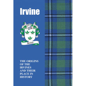 Lang Syne Products Scottish Clan Crest Tartan Information History Fact Book - Irvine