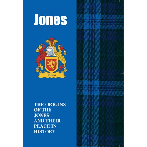 Lang Syne Products Scottish Clan Crest Tartan Information History Fact Book - Jones